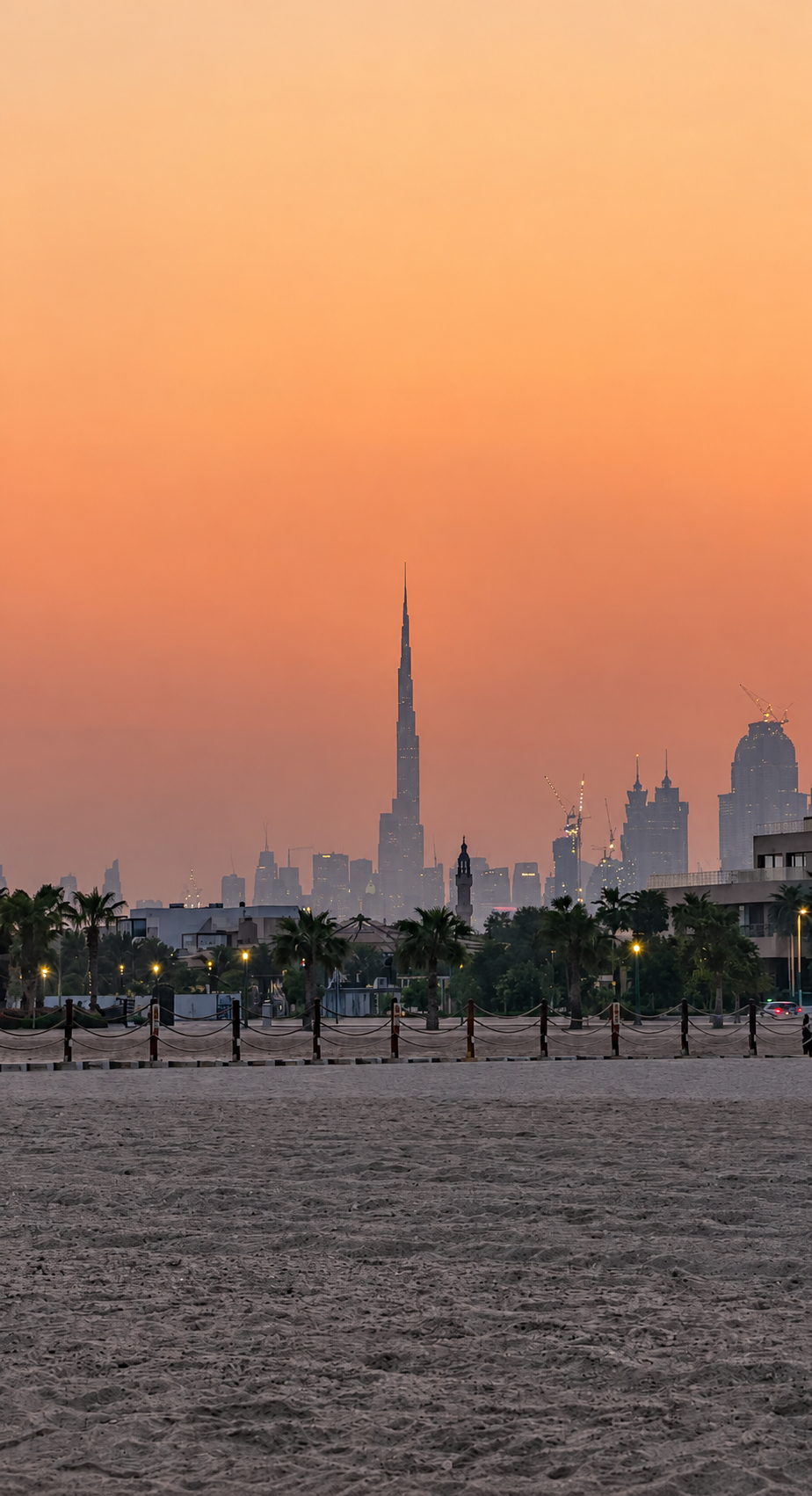 Panorámica de Dubái con el Burj Khalifa
